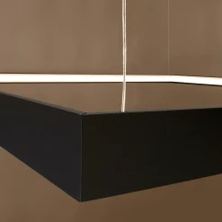 Hanglamp Nelya L Zwart 3000K - Giga Meubel