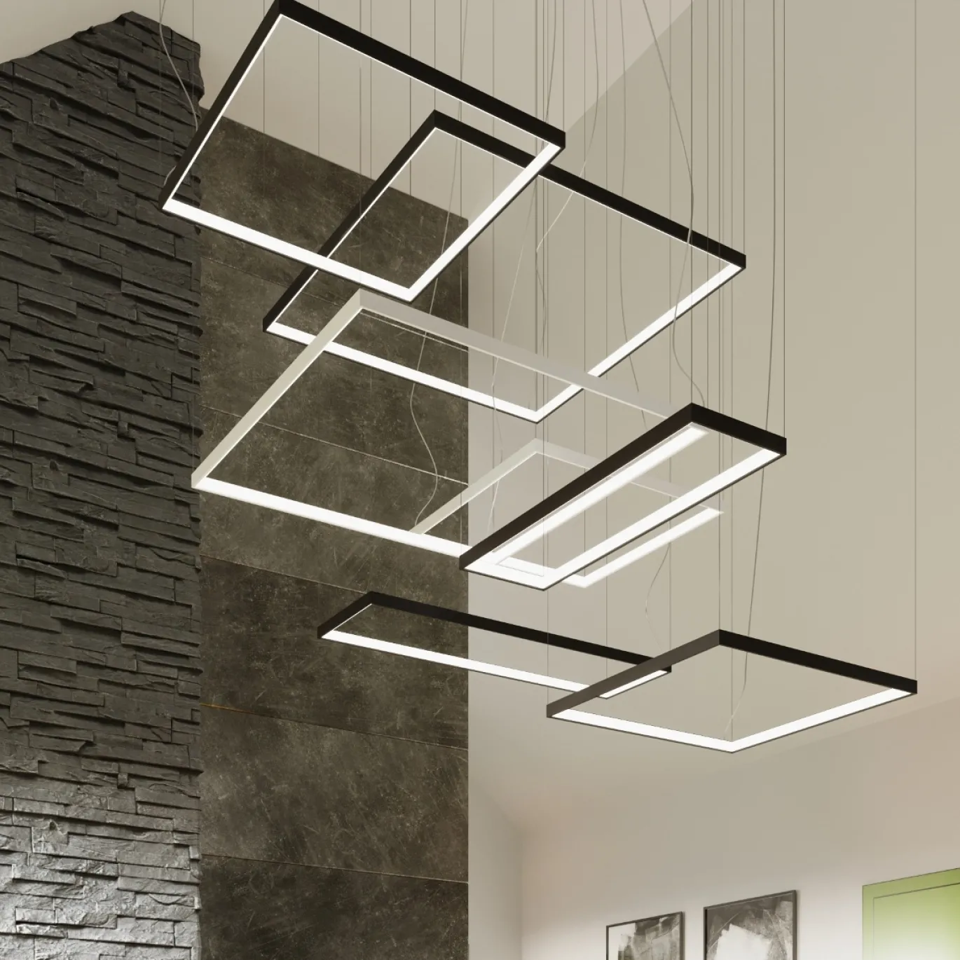 Hanglamp Nelya M Wit 3000K - Giga Meubel