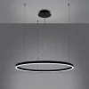 Hanglamp Oda Zwart LED Ø80cm - Giga Meubel