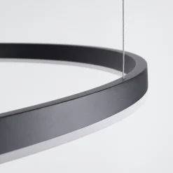 Hanglamp Oda Zwart LED Ø80cm - Giga Meubel