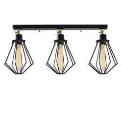 Hanglamp Oylat 3-Lichts Zwart
