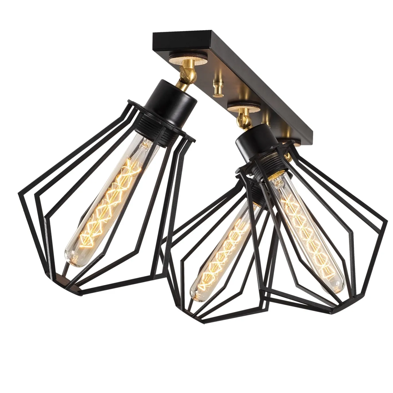 Hanglamp Oylat 3-Lichts Zwart