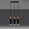 Hanglamp Pablo 3-Lichts Zwart - Giga Meubel