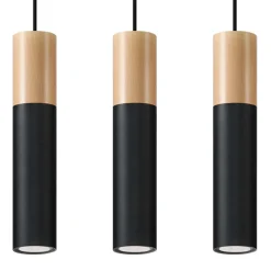 Hanglamp Pablo 3-Lichts Zwart - Giga Meubel
