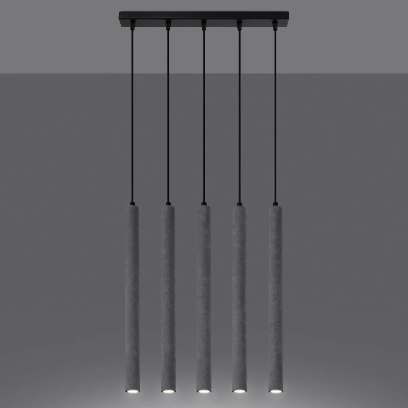 Hanglamp Pastelo 5-Lichts Beton - Giga Meubel