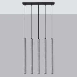 Hanglamp Pastelo 5-Lichts Beton - Giga Meubel
