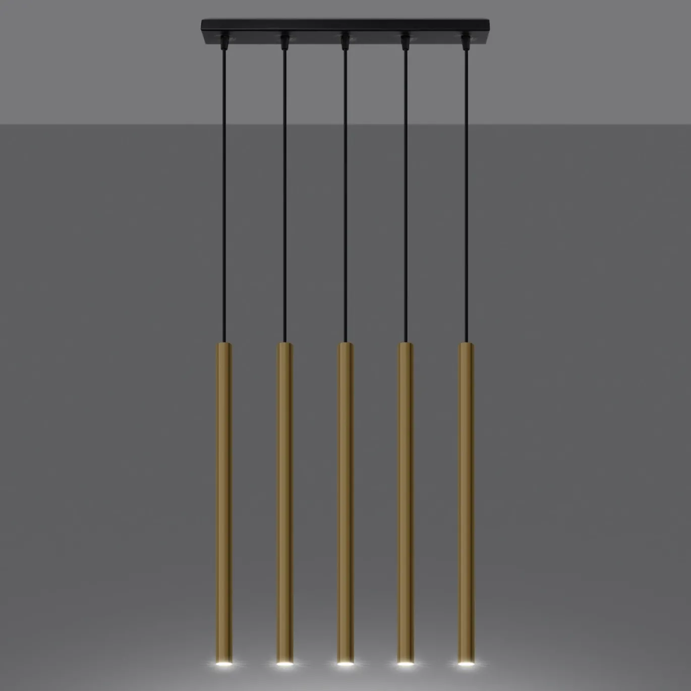 Hanglamp Pastelo 5-Lichts Goud - Giga Meubel