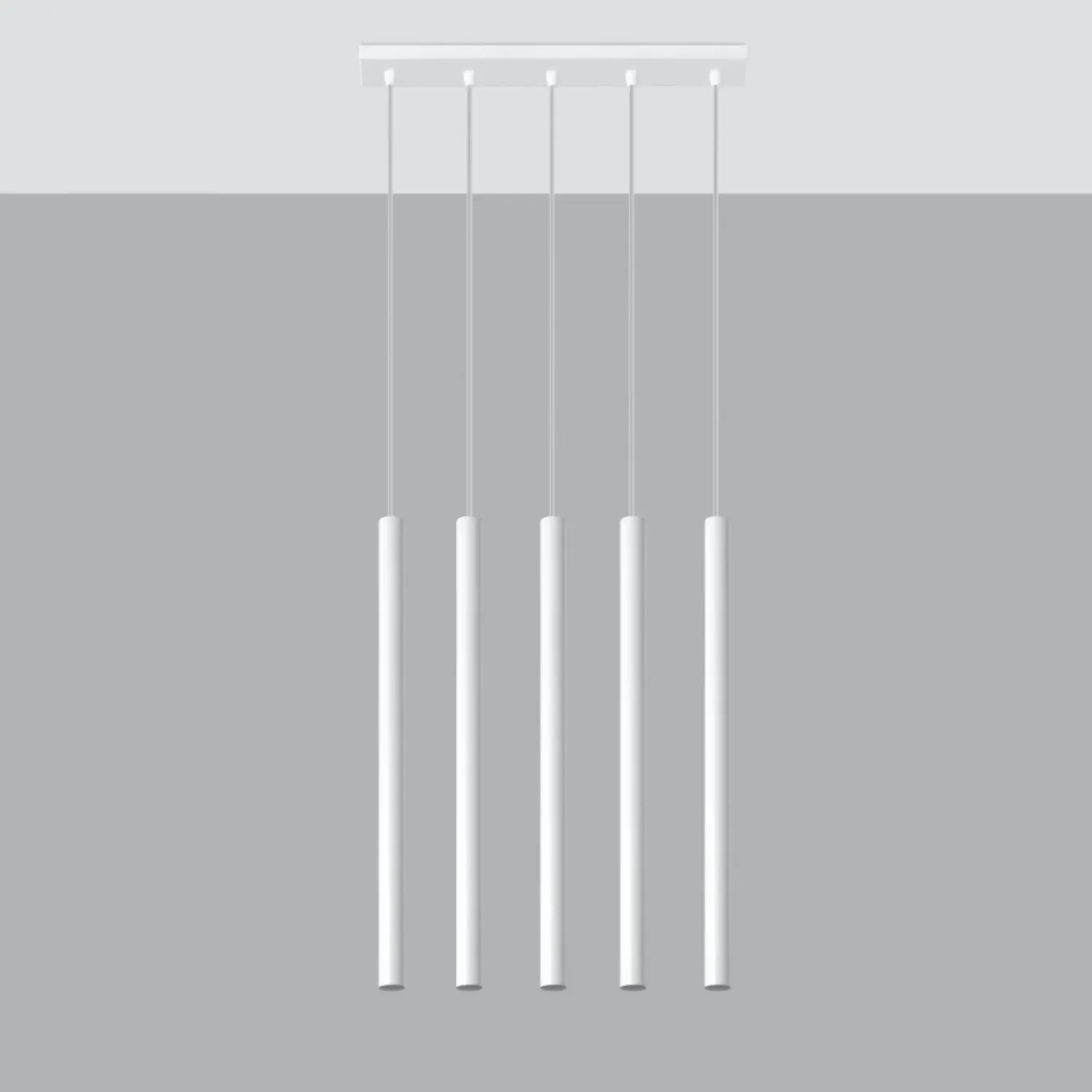 Hanglamp Pastelo 5-Lichts Wit - Giga Meubel