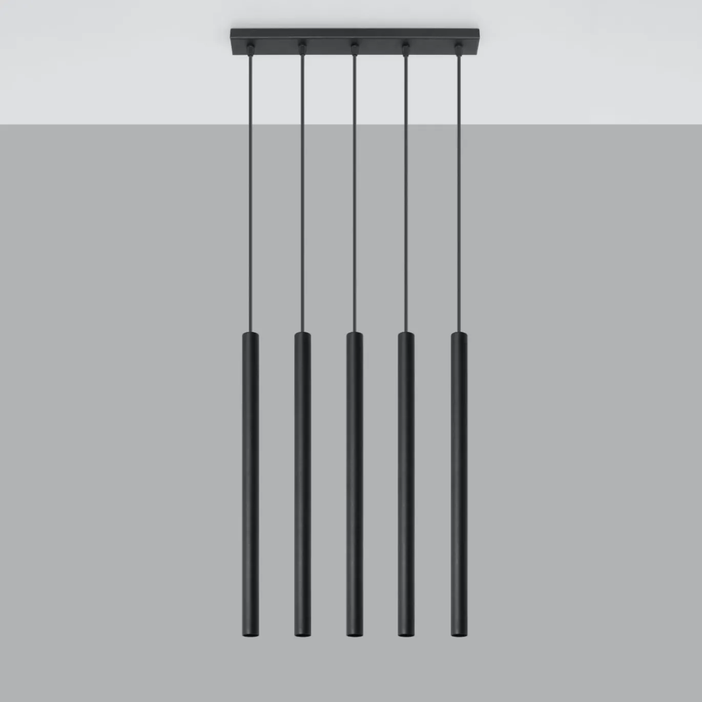 Hanglamp Pastelo 5-Lichts Zwart - Giga Meubel