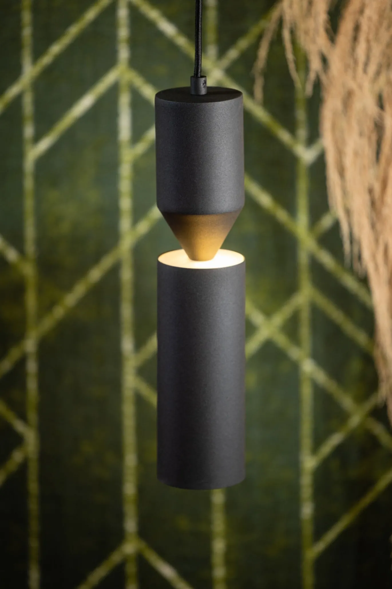 Hanglamp Pencil Metaal Zwart - Giga Meubel