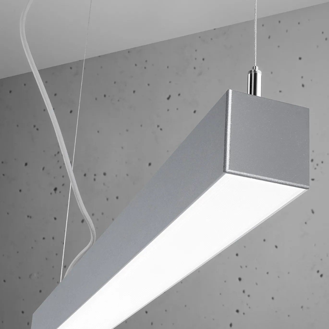 Hanglamp Pinne Grijs 3000K 67cm - Giga Meubel