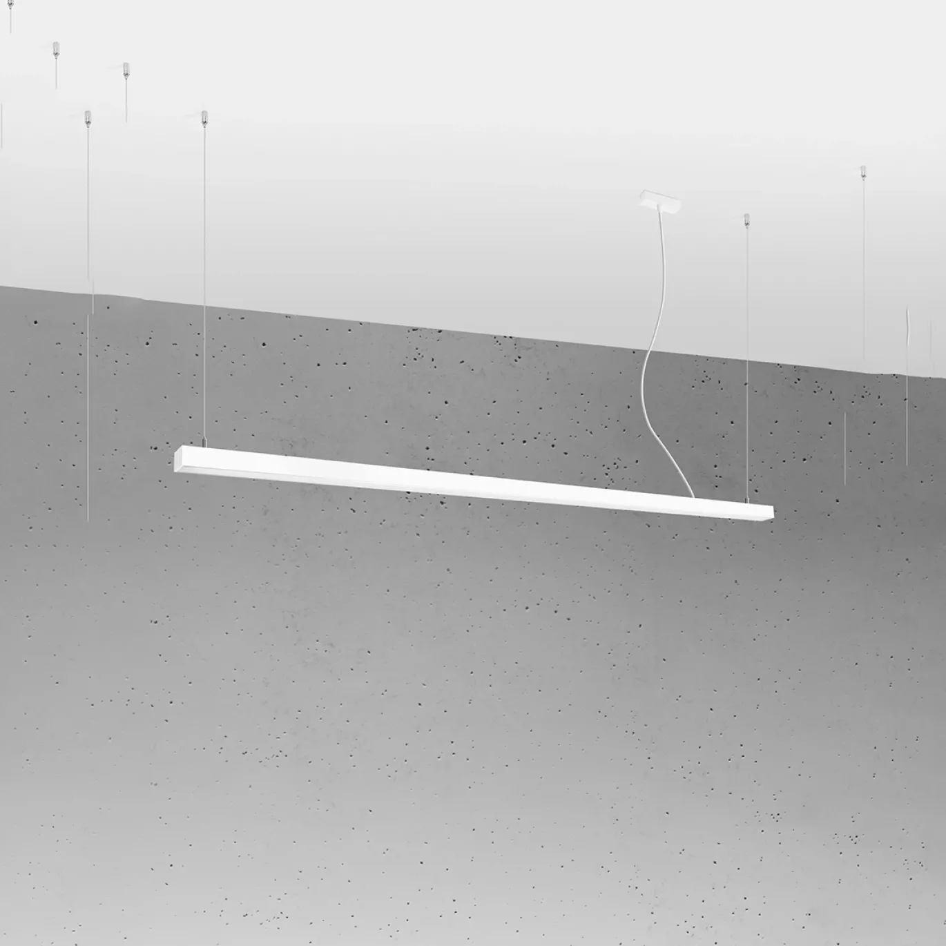 Hanglamp Pinne Wit 3000K 200cm - Giga Meubel