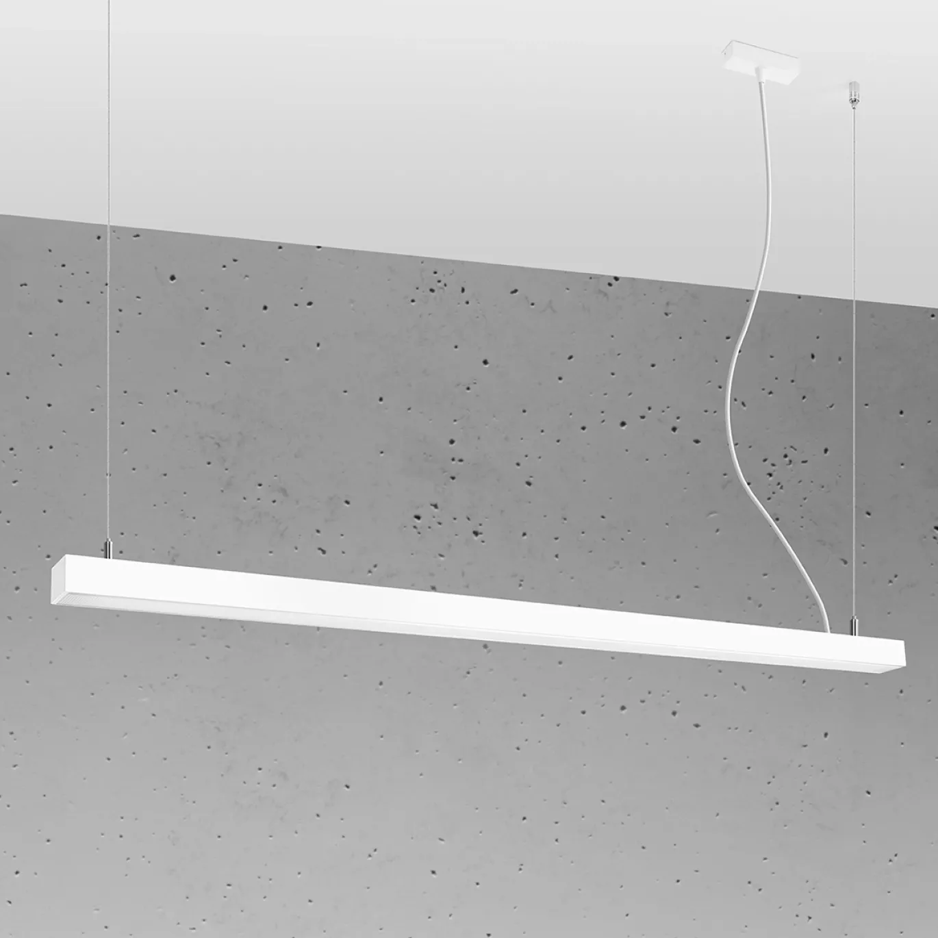Hanglamp Pinne Wit 3000K 150cm - Giga Meubel