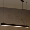 Hanglamp Pinne Zwart 3000K 90cm - Giga Meubel