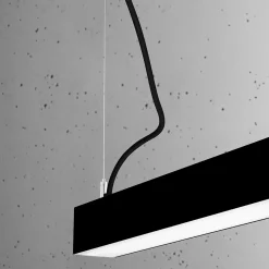 Hanglamp Pinne Zwart 3000K 90cm - Giga Meubel