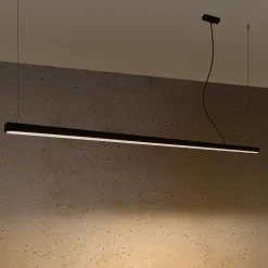 Hanglamp Pinne Zwart 3000K 200cm - Giga Meubel