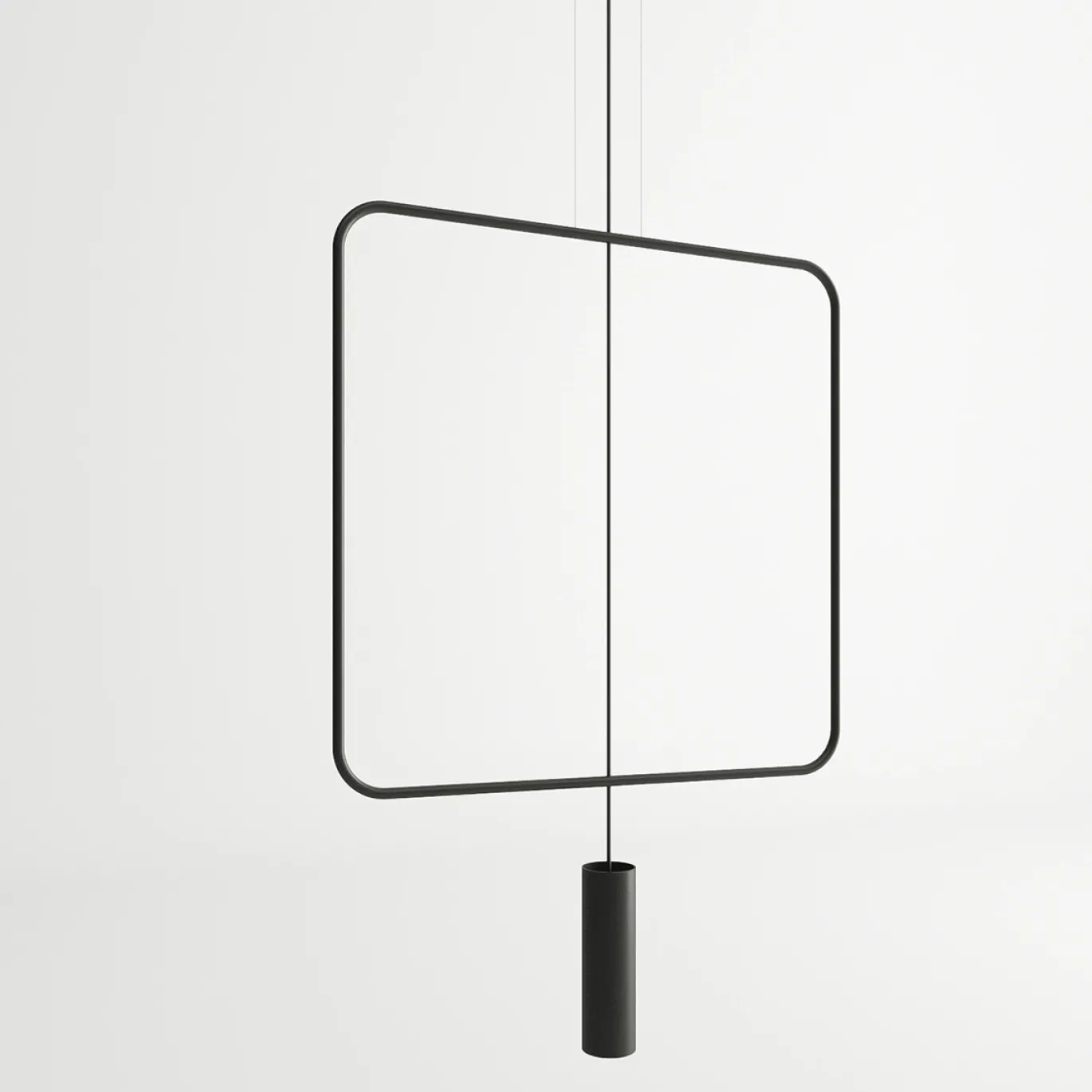 Hanglamp Rana 1-Lichts Zwart - Giga Meubel