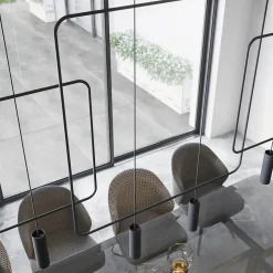 Hanglamp Rana 1-Lichts Zwart - Giga Meubel