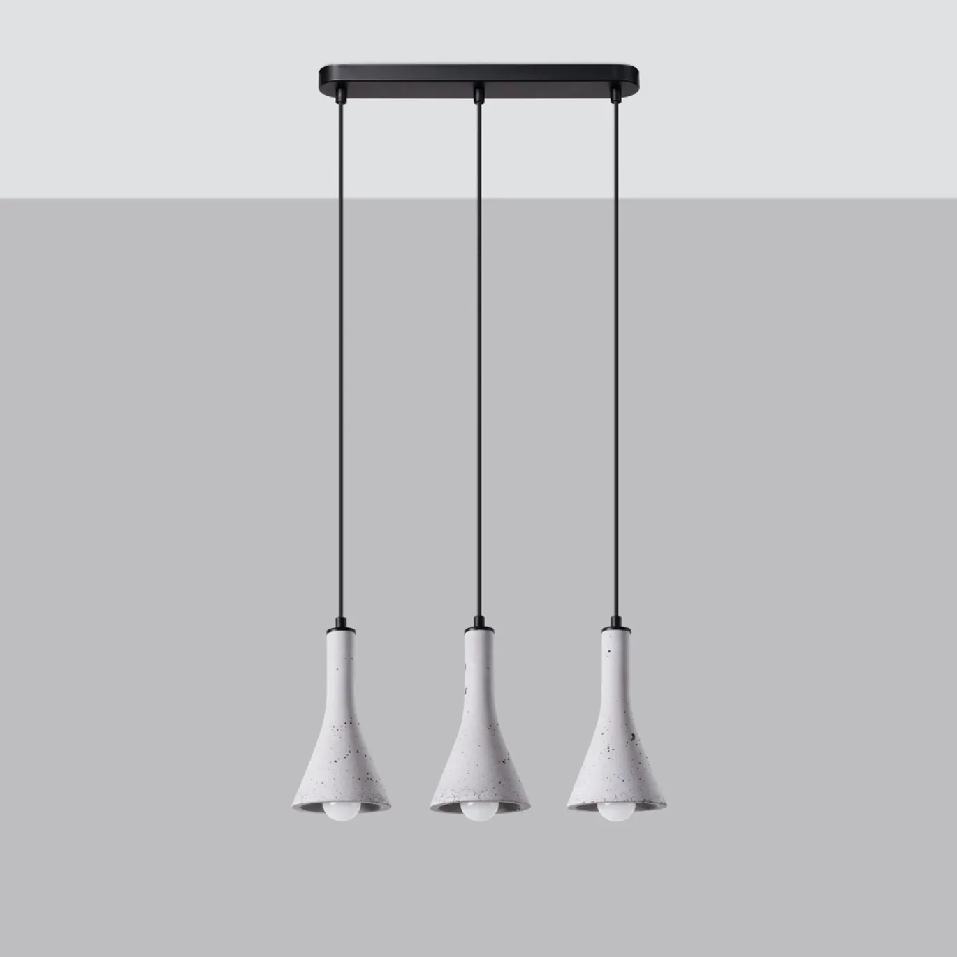 Hanglamp Rea 3-Lichts Beton - Giga Meubel