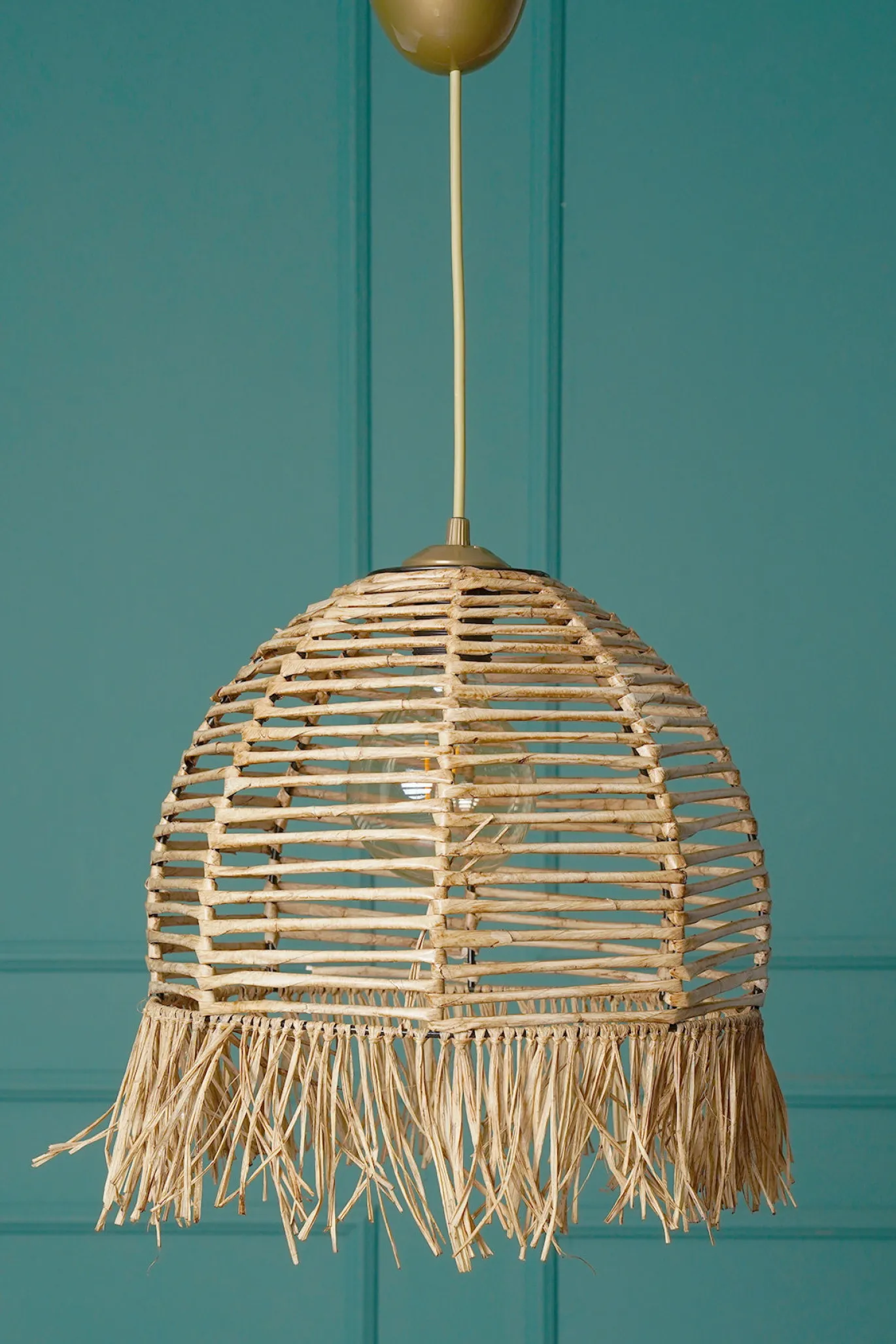 Hanglamp Regner Kunstbamboe Beige
