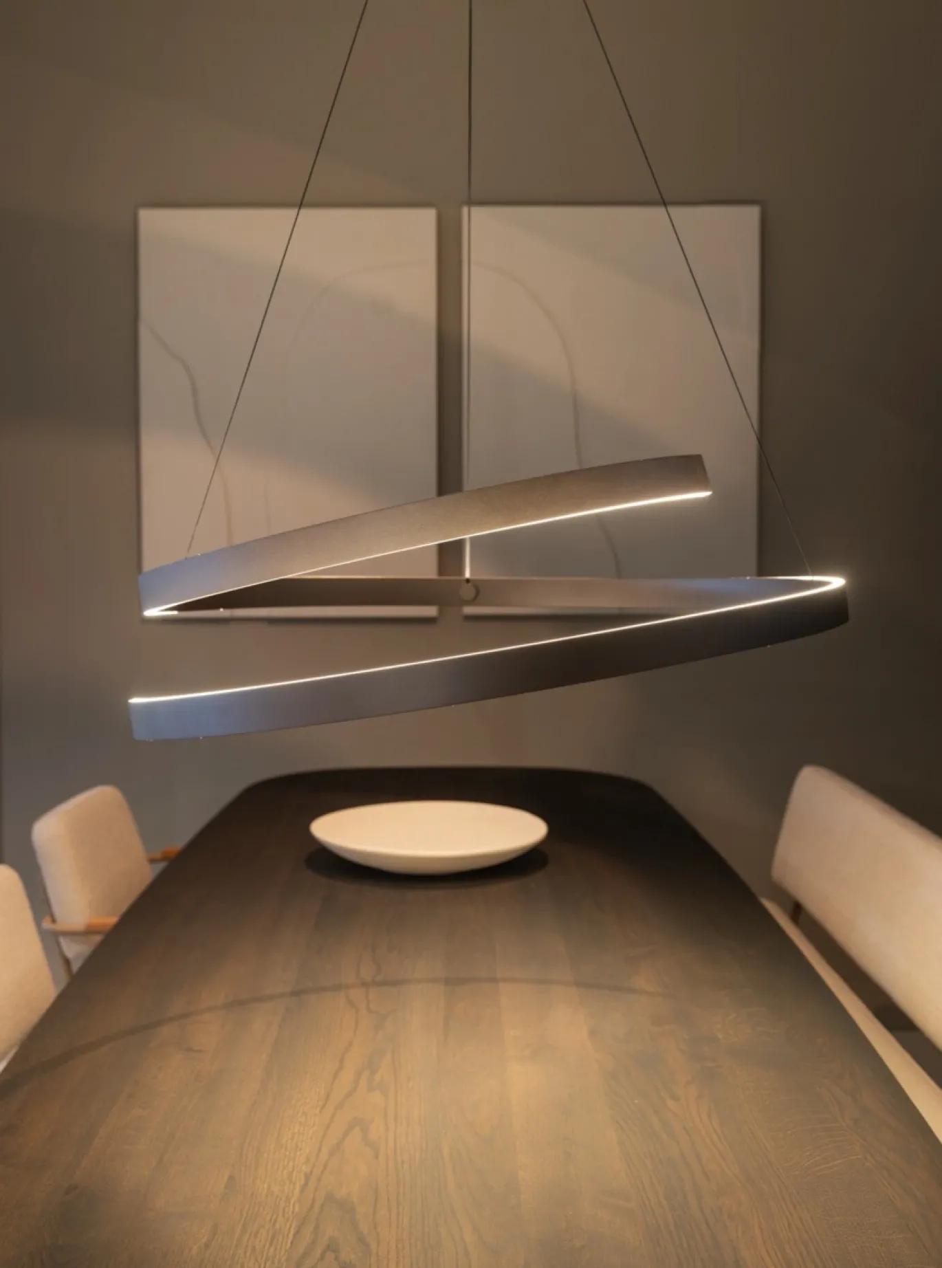 Hanglamp Remona Champagne Dimbaar Ø80cm - Giga Meubel