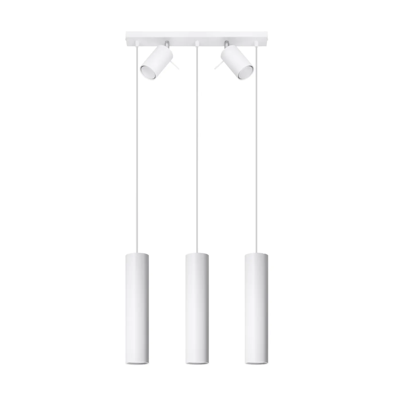 Hanglamp Ring 5-Lichts Wit - Giga Meubel