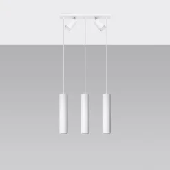 Hanglamp Ring 5-Lichts Wit - Giga Meubel