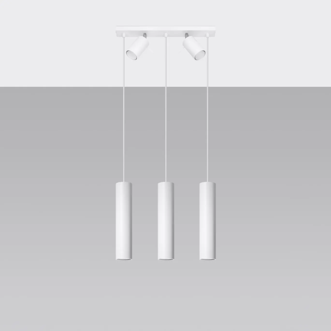 Hanglamp Ring 5-Lichts Wit - Giga Meubel