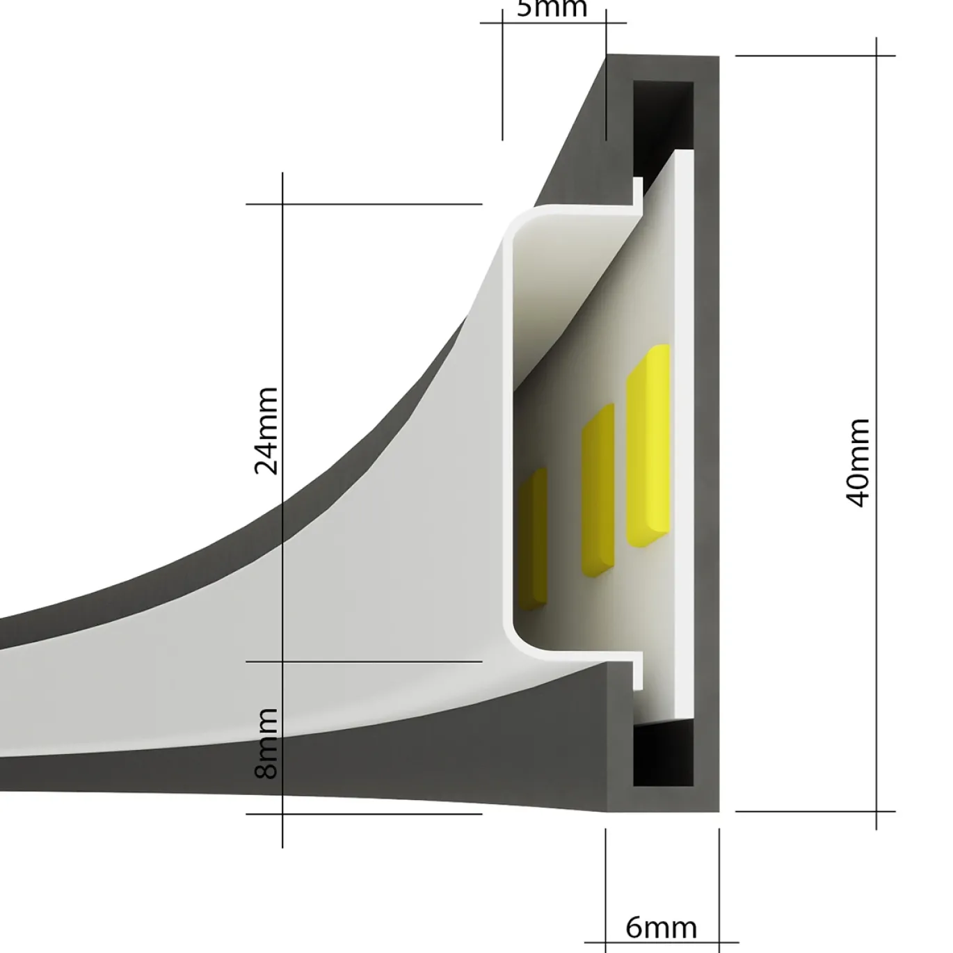 Hanglamp Rio Wit 3000K Ø78cm - Giga Meubel