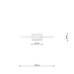 Hanglamp Rio Wit 3000K Ø78cm - Giga Meubel