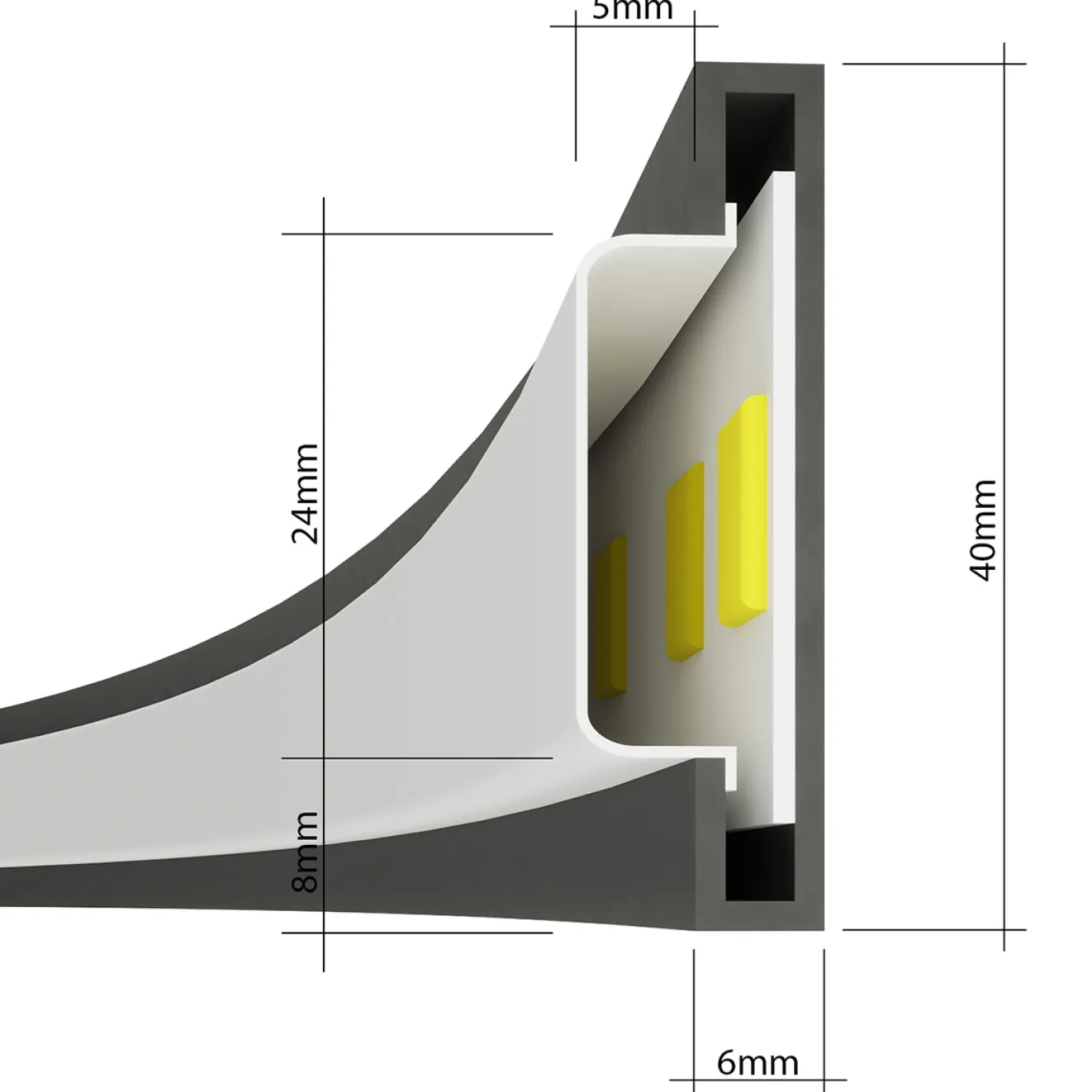 Hanglamp Rio Wit 3000K Ø110cm - Giga Meubel