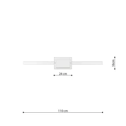 Hanglamp Rio Zwart 3000K Ø110cm - Giga Meubel