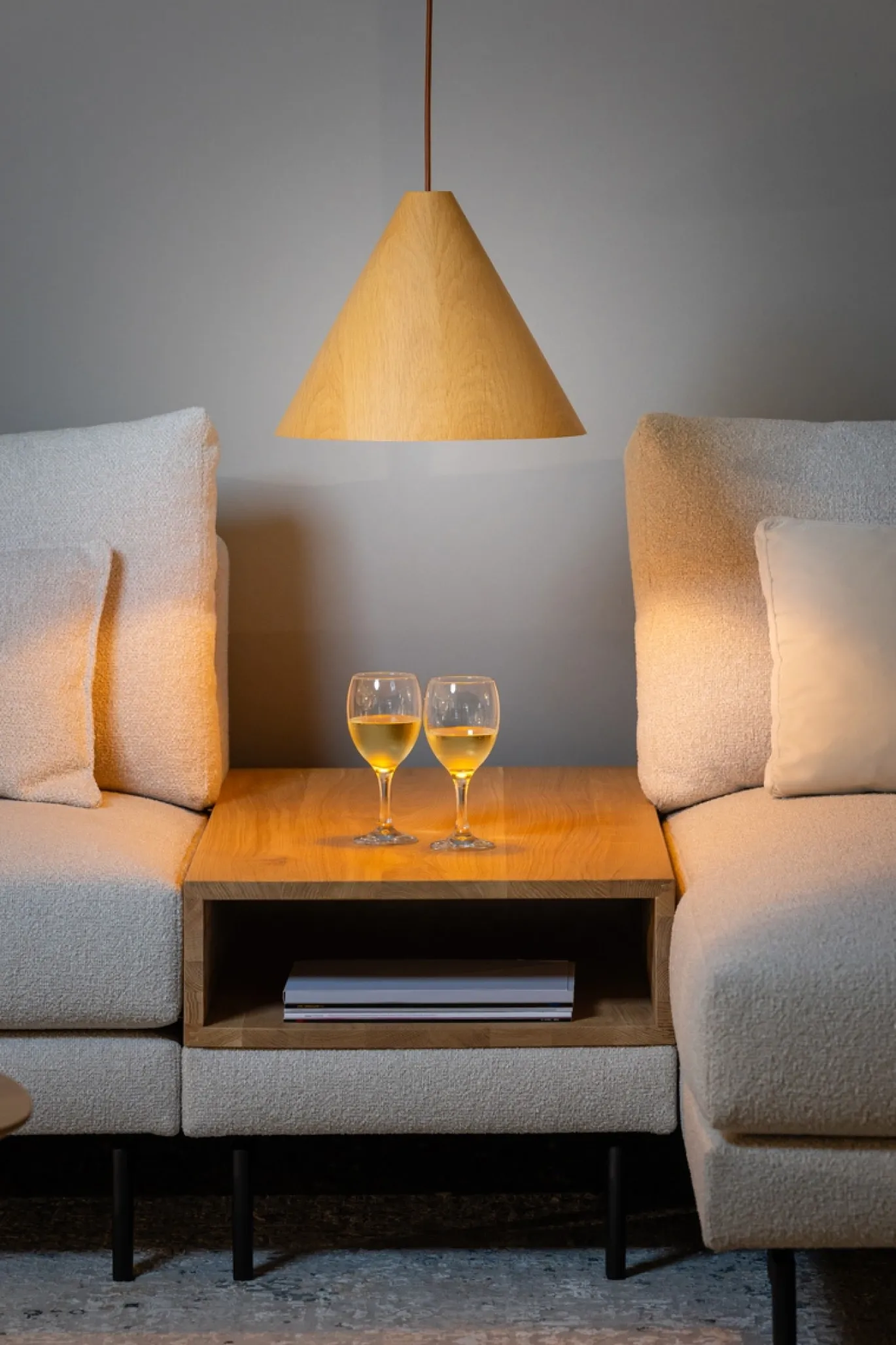 Hanglamp Robin Eiken Ø33cm - Giga Meubel