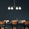 Hanglamp Roe 4-Lichts Shiny Goud