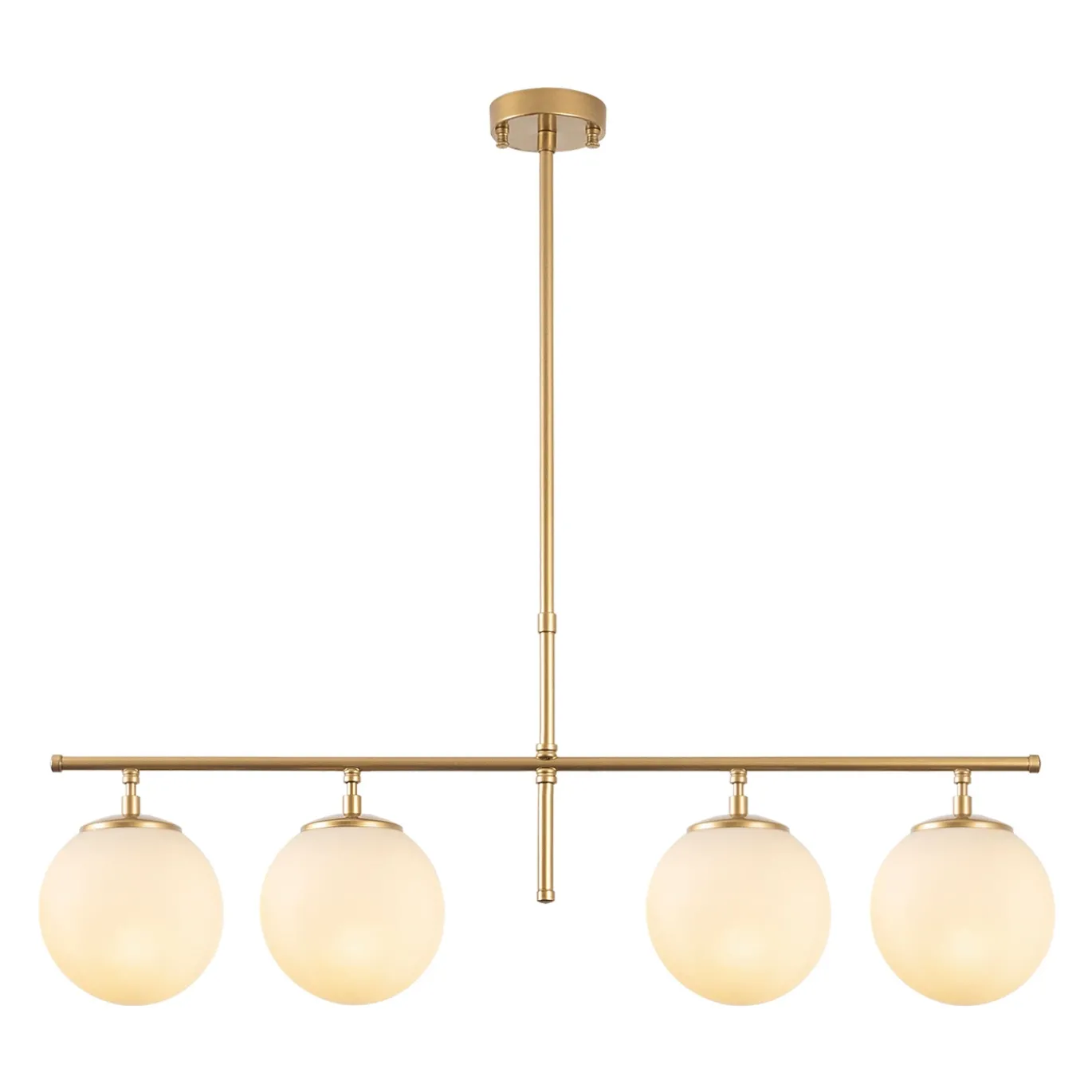 Hanglamp Roe 4-Lichts Shiny Goud