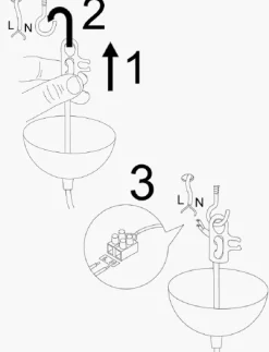 Hanglamp Saglam Design Wit/Goud