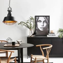 Hanglamp Saglam Industry Zwart