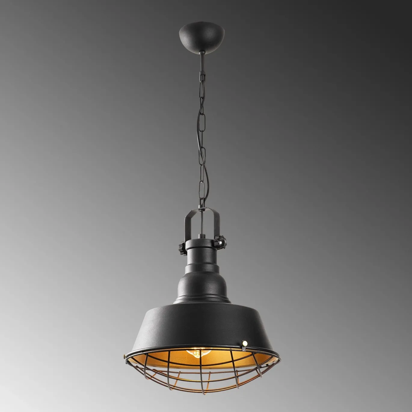 Hanglamp Saglam Industry Zwart