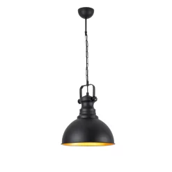 Hanglamp Saglam Spot Zwart Ø30cm