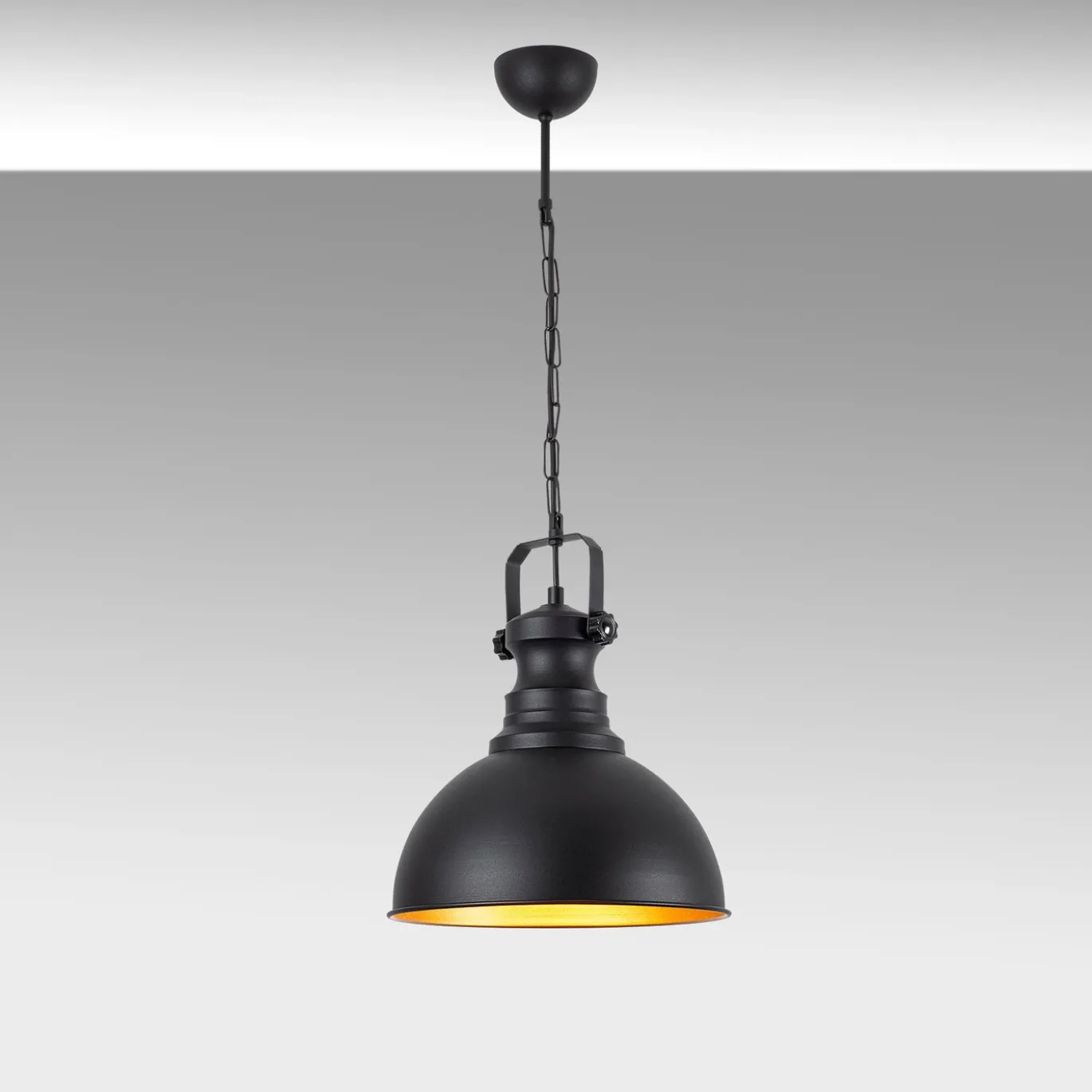 Hanglamp Saglam Spot Zwart Ø30cm