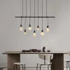 Hanglamp Salkim 7-Lichts Zwart
