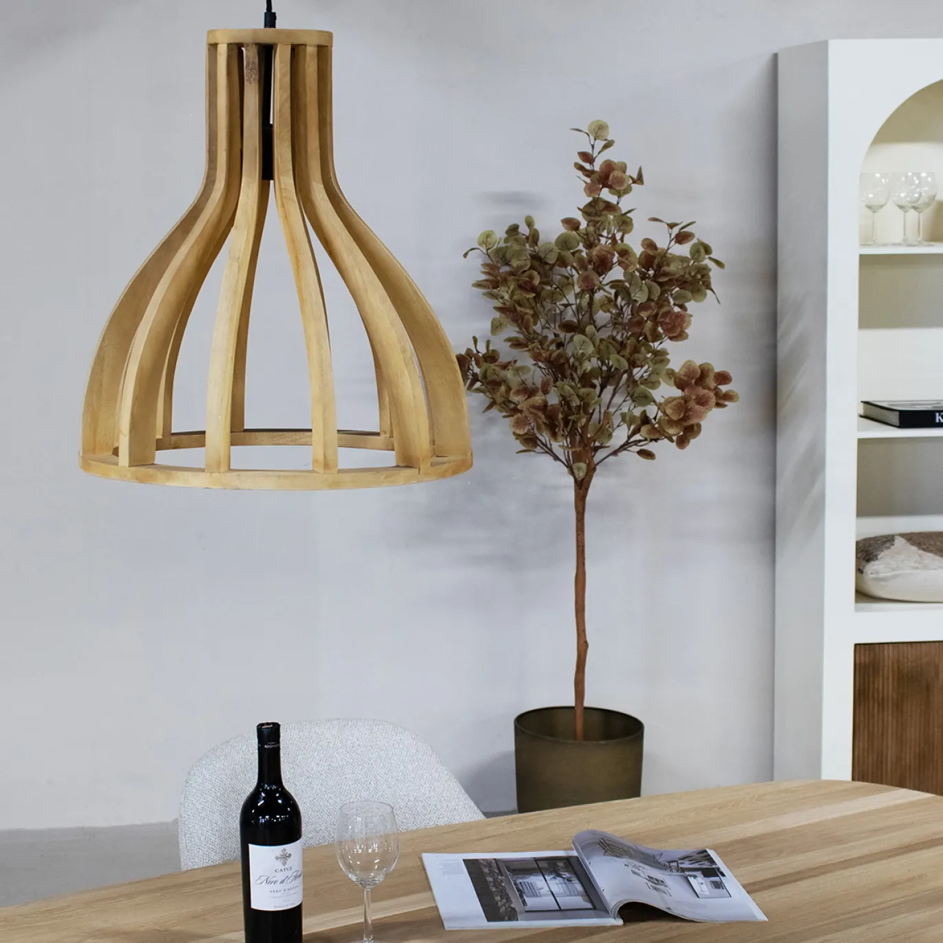 Hanglamp Samé Naturel 45cm - Giga Meubel