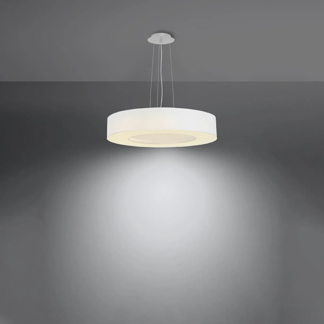Hanglamp Saturno Slim Wit Ø50cm - Giga Meubel