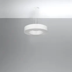 Hanglamp Saturno Slim Wit Ø50cm - Giga Meubel