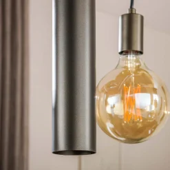 Hanglamp Senso 4+3-Lichts Sienna Bruin - Giga Meubel