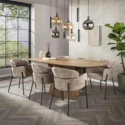 Hanglamp Sfera Tricolore 5+4-lichts Artic Zwart - Giga Meubel