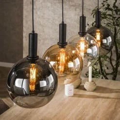 Hanglamp Sfera Tricolore 4-lichts Artic Zwart - Giga Meubel