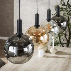 Hanglamp Sfera Tricolore 4-lichts Artic Zwart - Giga Meubel