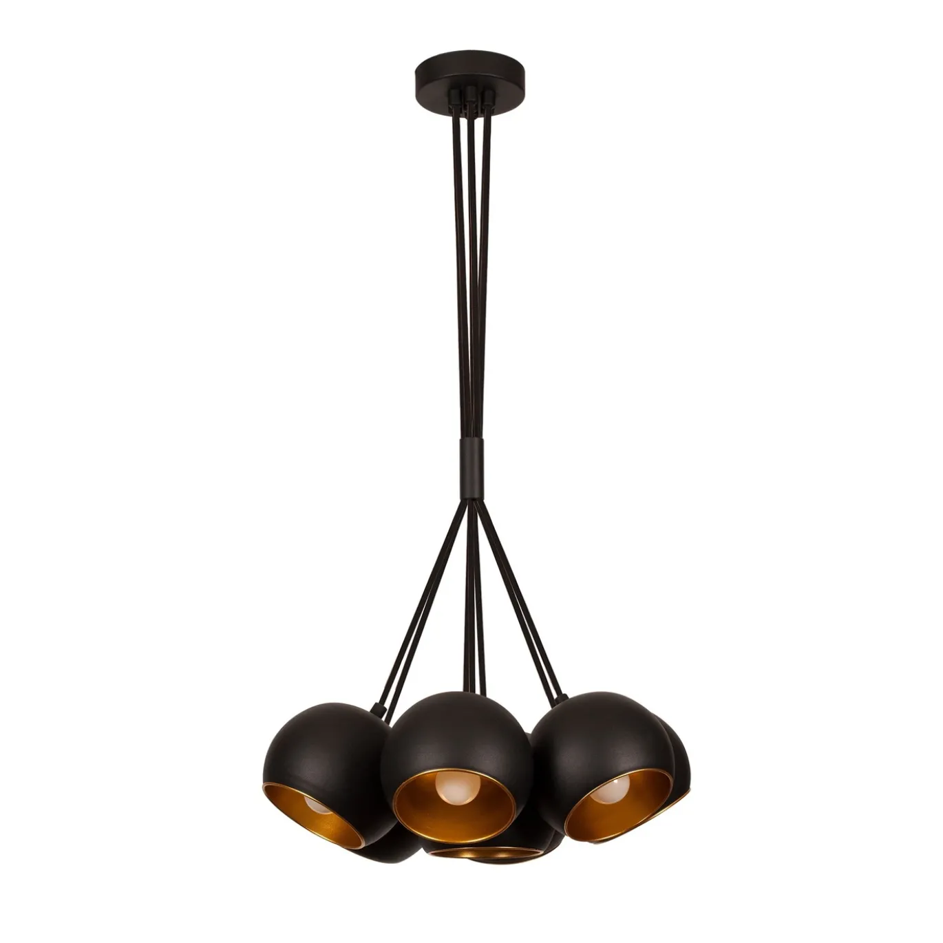 Hanglamp Sivani Cluster Zwart