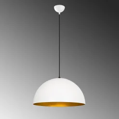 Hanglamp Sivani Dome Wit/Goud